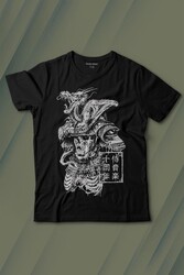 Samurai Japanese Samuray Japonca Street Wear Urban Baskılı Tişört Çocuk T-shirt - Thumbnail