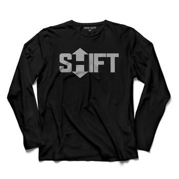 SHIFT ŞİFT LOGO CTRL ALT DELETE UZUN KOLLU TİŞÖRT