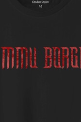 Siyah T-shirt Dimmu Borgir Senfonik Black Metal Darkness Baskılı Unisex Tişört - Thumbnail