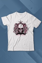 Skul Pigtalis Kuru Kafa Acrest Baskılı Tişört Çocuk T-shirt - Thumbnail