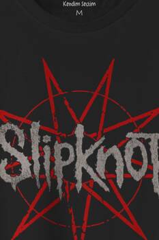 Slipknot Red Yıldız Rock Metal Music Baskılı Tişört Unisex T-shirt