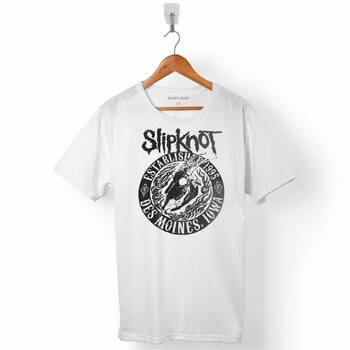 SLIPKNOT ROCK BAND ESTABLISHED 1995 ERKEK TİŞÖRT