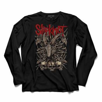 SLIPKNOT ROCK BAND ESTABLISHED 1995 UZUN KOLLU TİŞÖRT