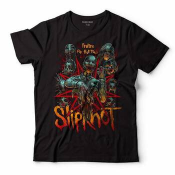 SLIPKNOT SKULL ROCK BAND ESTABLISHED 1995 ÇOCUK TİŞÖRT