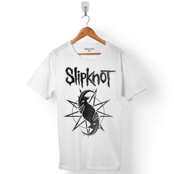 SLIPKNOT SLIP KNOT RAVADO GOAT STAR LOGO ERKEK TİŞÖRT