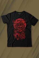 Smile Skull Urban Street Culture Kuru Kafa 2K Baskılı Tişört Çocuk T-shirt - Thumbnail