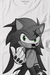 Sonic Boom Hedgehog Baskılı Tişört Çocuk T-shirt - Thumbnail