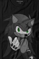 Sonic Boom Hedgehog Baskılı Tişört Çocuk T-shirt - Thumbnail