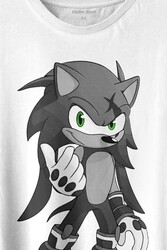 Sonic Boom Hedgehog Baskılı Tişört Unisex T-shirt - Thumbnail