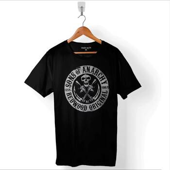 Sons Of Anarchy Redwood Original Anarşi Eylem Baskılı Tişört Unisex T-Shirt