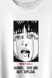 Sorry You Are Not Special Japanese Urban Sokak Kültür Özel Değilsin Baskılı Tişört Unisex T-shirt - Thumbnail