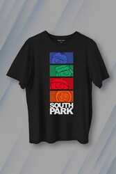 South Park Kenny Cartman Kyle Stan Dizi Film Baskılı Tişört Unisex T-Shirt T01S4143 - Thumbnail