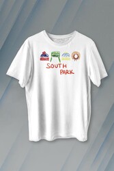 South Park Kenny Cartman Kyle Stan Dizi Film Baskılı Tişört Unisex T-shirt - Thumbnail