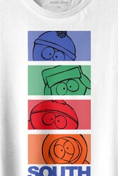 South Park Kenny Cartman Kyle Stan Dizi Film Baskılı Tişört Unisex T-shirt - Thumbnail