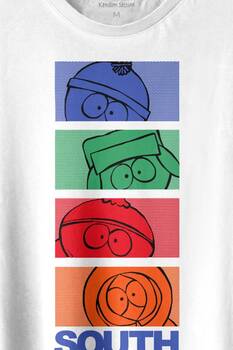 South Park Kenny Cartman Kyle Stan Dizi Film Baskılı Tişört Unisex T-shirt