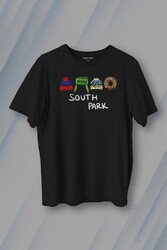 South Park Kenny Cartman Kyle Stan Dizi Film Baskılı Tişört Unisex T-Shirt - Thumbnail