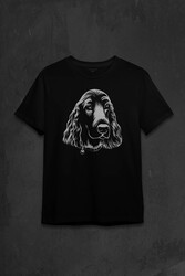 Spanyel Köpeği Spaniel Dog Baskılı Tişört Unisex T-shirt - Thumbnail