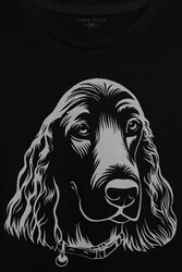 Spanyel Köpeği Spaniel Dog Baskılı Tişört Unisex T-shirt - Thumbnail