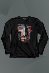 Spartacus The Trakyalı Andy Whitfield Uzun Kollu Tişört Baskılı T-Shirt - Thumbnail