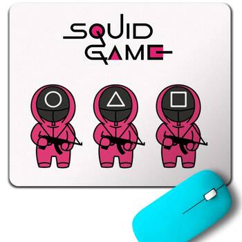 SQUID GAME RED GREEN LIGHT KIRMIZI YEŞİL IŞIK CARTOON MOUSE PAD