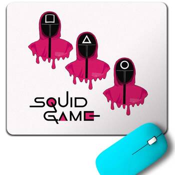 SQUID GAME RED GREEN LIGHT KIRMIZI YEŞİL IŞIK CARTOON MOUSE PAD