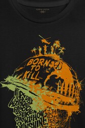 Stanley Kubrick Full Metal jacket Filmi 1995 Orange Baskılı Tişört Unisex T-shirt - Thumbnail