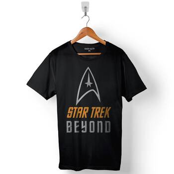 Star Trek Beyond Logo Terran Empire Baskılı Tişört Unisex T-Shirt