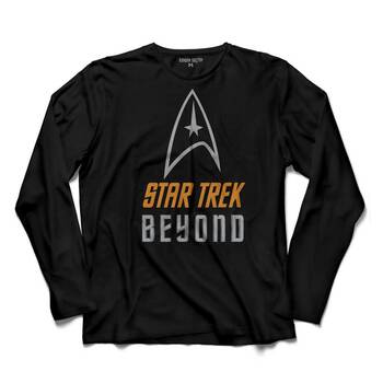 STAR TREK BEYOND LOGO TERRAN EMPIRE UZUN KOLLU TİŞÖRT