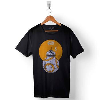 Star Wars Bb-8 Bb8 Fathead Baskılı Tişört Unisex T-Shirt