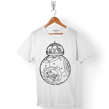 STAR WARS BB-8 BB8 FATHEAD ERKEK TİŞÖRT