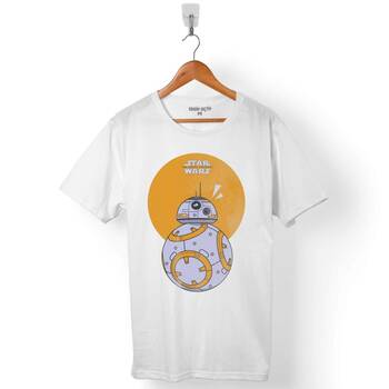 STAR WARS BB-8 BB8 FATHEAD ERKEK TİŞÖRT