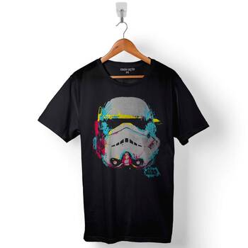 Star Wars Fresh Drawing Darth Vader Baskılı Tişört Unisex T-Shirt