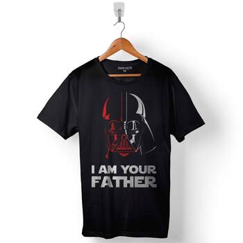 Star Wars I Am Your Father Ben Senin Babanım Baskılı Tişört Unisex T-Shirt