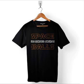 Star Wars Jedi Spaceballs The Schwartz Awakens Baskılı Tişört Unisex T-Shirt