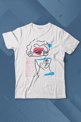 Statue Minimal Street Culture Soft Renkler Heykel Y2K Baskılı Tişört Çocuk T-shirt - Thumbnail