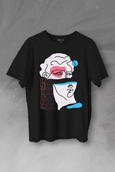 Statue Minimal Street Culture Soft Renkler Heykel Y2K Baskılı Tişört Unisex T-Shirt - Thumbnail