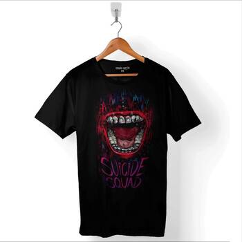 Suıcide Squad Batman Joker Gerçek Kötüler Baskılı Tişört Unisex T-Shirt