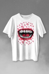 Suicide Squad Ha Ha Ha Kahkaha Gülücük Gülme Baskılı Tişört Unisex T-shirt - Thumbnail