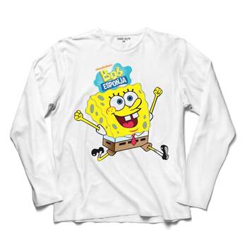 SUNGER BOB ESPONYA UZUN KOLLU TİŞÖRT