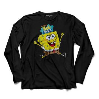 SUNGER BOB ESPONYA UZUN KOLLU TİŞÖRT