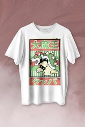 Super Mario Bowser Japanese Poster Baskılı Tişört Unisex T-shirt - Thumbnail