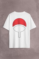 Susake Unchia Otsutsuki Symbol Logo Naruto Sırt Ön Baskılı Oversize Tişört Unisex T-Shirt - Thumbnail