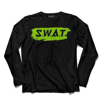 SWAT S.W.A.T. POLİS ÖZEL KUVVETLER BORDO BERELİ 2 KOLLU TİŞÖRT