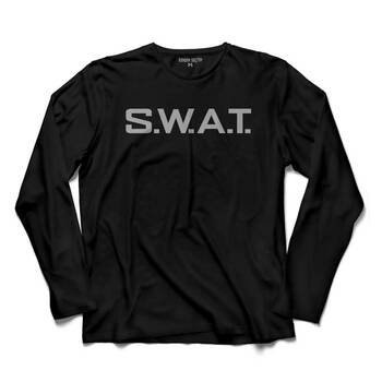 SWAT S.W.A.T. POLİS ÖZEL KUVVETLER BORDO BERELİ KOLLU TİŞÖRT