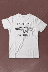 Tactical Patriot Military Tüfek Silüeti Baskılı Tişört Çocuk T-shirt - Thumbnail