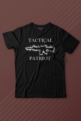 Tactical Patriot Military Tüfek Silüeti Baskılı Tişört Çocuk T-shirt - Thumbnail