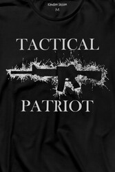 Tactical Patriot Military Tüfek Silüeti Uzun Kollu Tişört Baskılı T-Shirt - Thumbnail