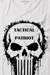 Tactical Patriot Military Vatansever Savaşçı Baskılı Tişört Çocuk T-shirt - Thumbnail