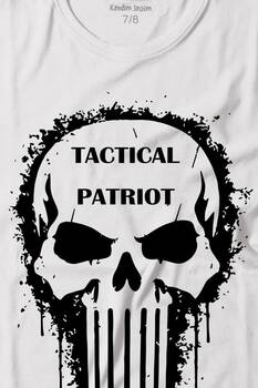 Tactical Patriot Military Vatansever Savaşçı Baskılı Tişört Çocuk T-shirt