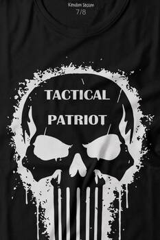 Tactical Patriot Military Vatansever Savaşçı Baskılı Tişört Çocuk T-shirt